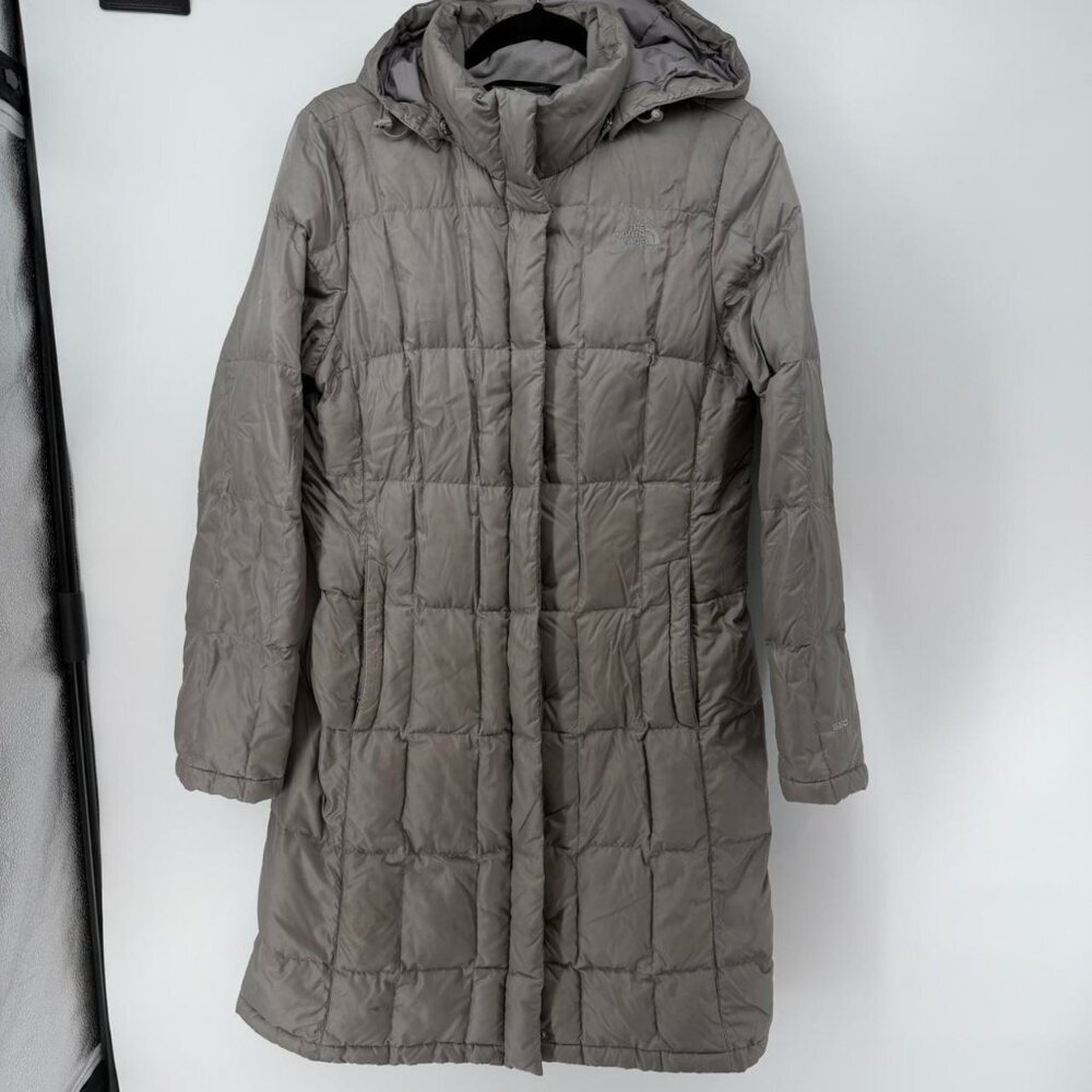 The North Face | Down Filled | Long Gray Puffer 550 Jacket (M)